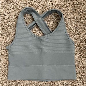 Alphalete Revival Vault bra - light grey, XS